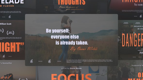 Videohive Dream Cinematic Titles Titles template preview