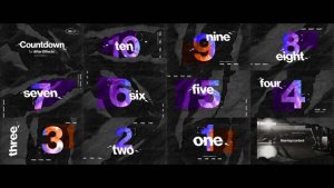 Videohive Top 10 Countdown Video Template Titles template preview