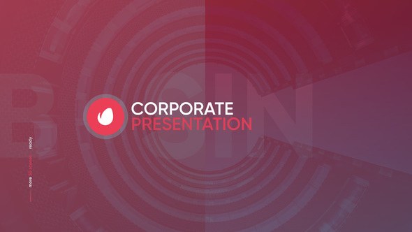 Videohive Corporate Presentation 23053177 Video Displays template preview