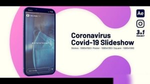 Videohive Coronavirus Covid-19 Slideshow Instagram Openers template preview