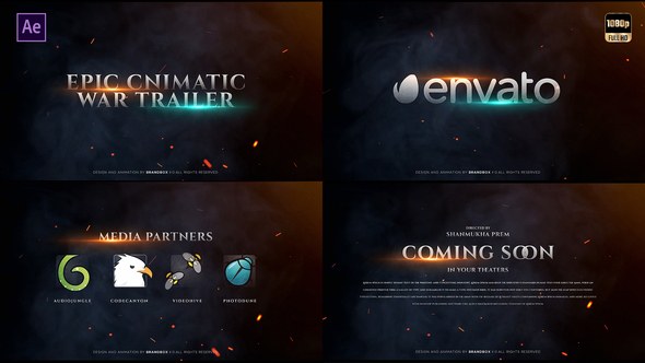 Videohive Epic Cinematic War Trailer Ramadan template preview