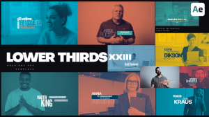 Videohive Lower Thirds XXIII Titles template preview