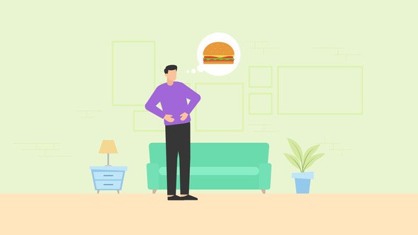 Videohive Food Delivery Animation Product Promo template preview
