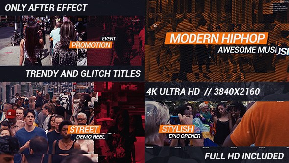Videohive HipHop Urban Opener Openers template preview