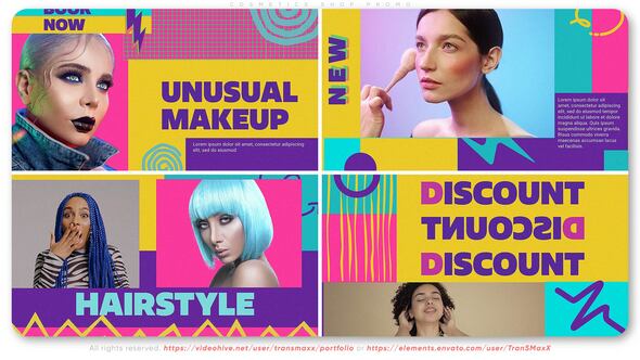 Videohive Cosmetics Shop Promo Product Promo template preview