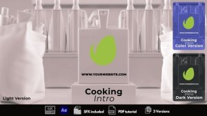 Videohive Cooking Intro 49713694 Logo Stings template preview
