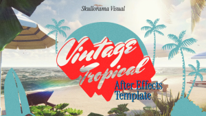 Vintage Tropical Titles Titles template preview