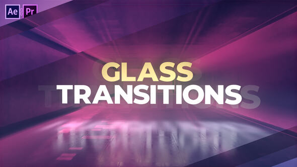 Videohive Glass Transitions 44176162 Elements template preview