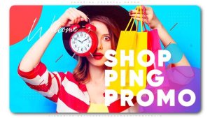 Videohive Shopping Colorful Promo Video Displays template preview
