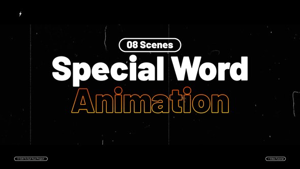 Videohive Special Word Animation | After Effects Titles template preview