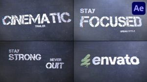Videohive Cinematic Trailer for After Effects 56198044 Openers template preview