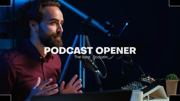 Videohive Podcast Opener | Creative Intro 58890425 Openers template preview