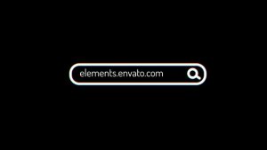 Videohive Search Bar Glitch Logo Logo Stings template preview
