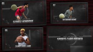 Videohive Sport Cards Opener Openers template preview