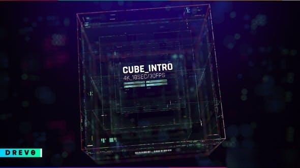 Videohive Cube Intro Openers template preview