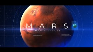 Videohive Mars Movie Titles Openers template preview