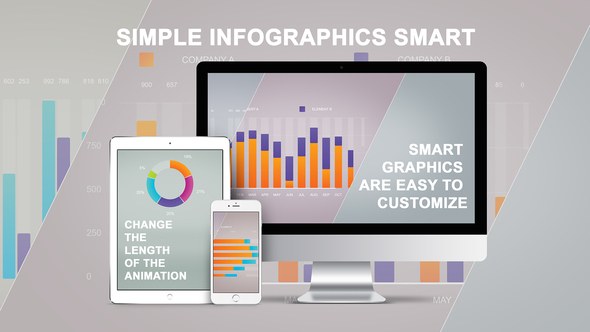 Videohive Simple infographics smart Infographics template preview