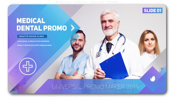 Videohive Medical Dental Center Promo Openers template preview