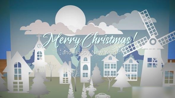 Videohive Christmas Pop-Up Card Openers template preview