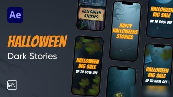 Videohive Halloween Dark Stories For After Effects Openers template preview
