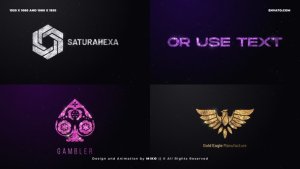 Videohive Logo Opener Gold Logo Stings template preview