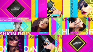 Fashion Broadcast Video Displays template preview