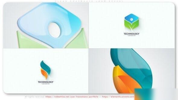 Videohive Clean Corporate Logo Reveal 38436390 Logo Stings template preview