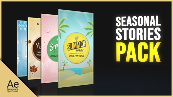 Videohive Year-Round Party Pack (Portrait Edition) Product Promo template preview
