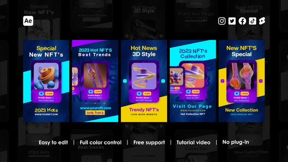 Videohive Token Instagram Reels Product Promo template preview
