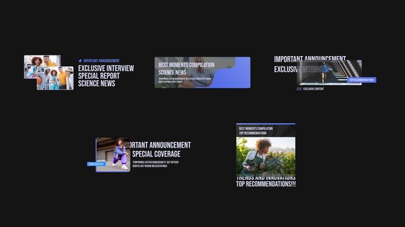 Videohive Under Lower Thirds Titles template preview