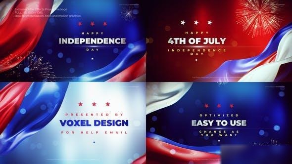 Videohive USA Independence Day 32552947 Openers template preview