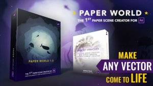 Paper World Video Displays template preview
