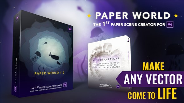 Paper World Video Displays template preview