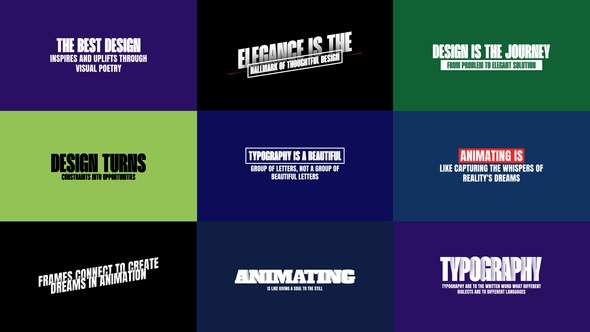Videohive Text Animation 49357010 Titles template preview