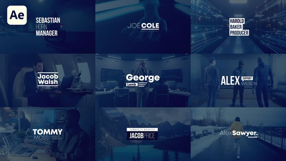 Videohive Titles Typography Pack Titles template preview