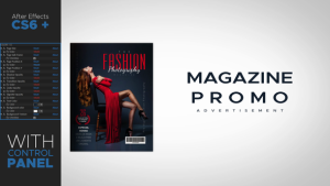 Magazine Promo Video Displays template preview