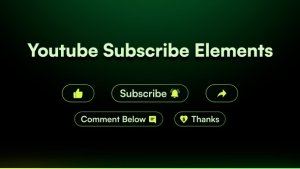 Videohive Youtube Subscribe Elements 59624247 Elements template preview