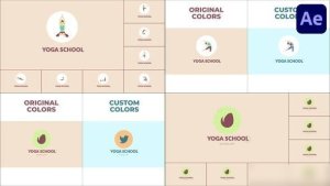 Videohive Yoga School Logo Reveal for After Effects Logo Stings template preview