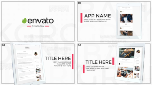 Pad Pro App Promo Video Displays template preview
