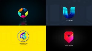 Videohive Split 3D Logo Reveal Pack Logo Stings template preview