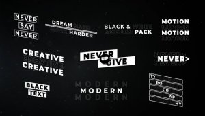 Videohive Modern Titles 4.0 | After Effects Titles template preview
