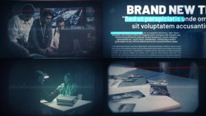 Videohive Incidents in History Video Displays template preview