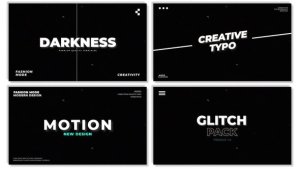 Videohive Creative Typo Titles 53633219 Titles template preview