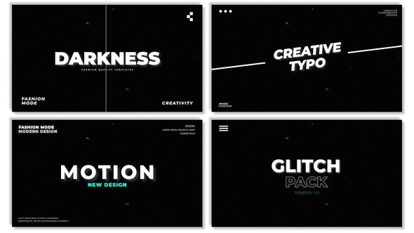 Videohive Creative Typo Titles 53633219 Titles template preview