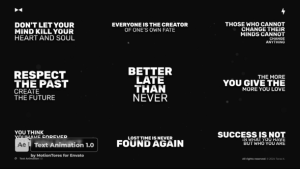 Videohive Text Animation 1.0  AE Titles template preview