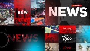 Videohive News Dynamic Opener Logo Stings template preview