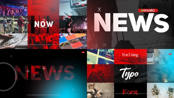 Videohive News Dynamic Opener Logo Stings template preview