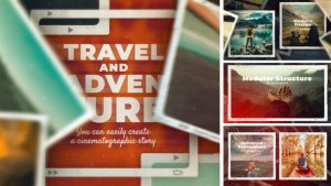 Videohive Travel And Adventure Slideshow Video Displays template preview