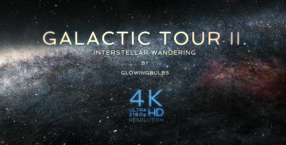 Galactic Tour II Video Displays template preview