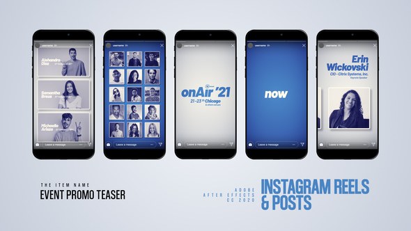 Videohive Event Teaser Reels Product Promo template preview